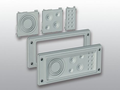 WFLI21-6868-9 stavebnicová přírubová vložka WAPRO-FLANGE pro WFL-21, 68 x 68 mm, 2x 20 - 3 2