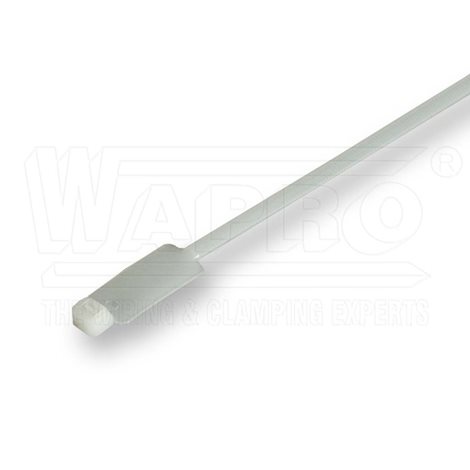 WT-MP-200ST(MCV-200) pásky s popisovacím štítkem, 200x4,6mm, štítek 28x13mm před zámkem, nylon 66, p 1