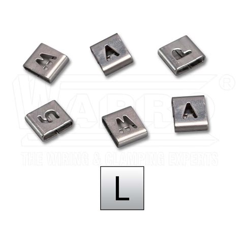 WR1-L-7 (AE021) nerezový popisovací systém Wapro Easy Read - znak 