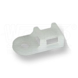 KSDN-19 (HC-0) kabelové příchytky nízké pro pásky, 19,6 x 9,5 mm, přírodní