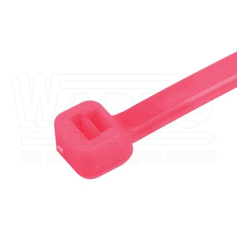 WT-200STNPK vázací WAPRO pásky barevné, 203x4,6mm, neonově růžová
