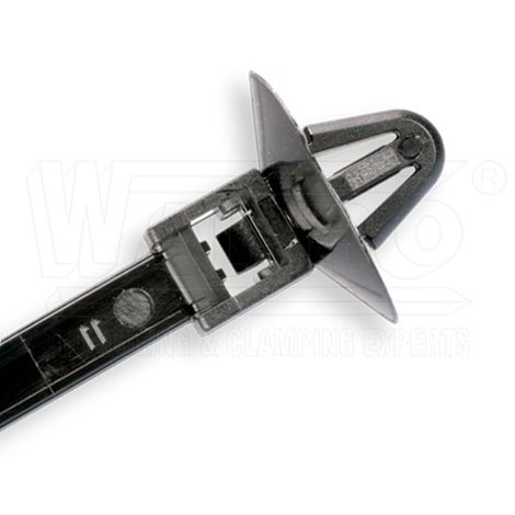 WT-RTA-160STB (WRTA-160ST) vázací pásky s rychlomontážní příchytkou, rozdělávací, 160 x 5, 1