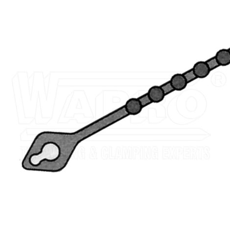 WT-BS-150 (TV-150) vázací pásky rozdělávací kuličkové BALL STRAP, délka 150 mm, nylon 66,  1