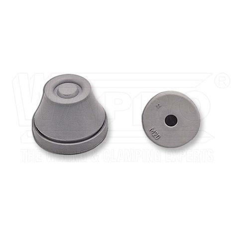 GVK-M40 gum. průchodka/záslepka W-GLAND, IP67, otvor M40, kabel 19 - 28 mm, kaučuk, šedá R 1