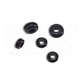 POM-1006 (GM-1006) průchodka, Ø otvoru 10,0 mm / kabel Ø 6,4 mm, otevřená, měkče