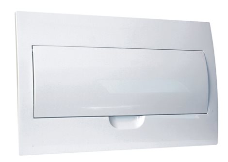 RU 18 Rozváděč do zdi 18 modulů SPACE, IP30, okénko plné, bílá