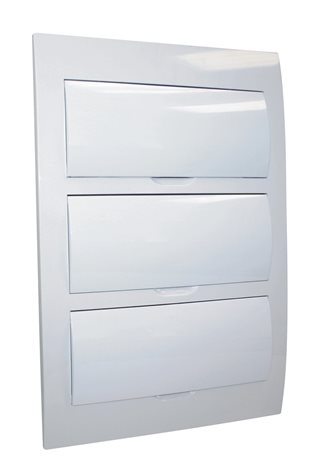 RU 36 Rozváděč do zdi 42 modulů SPACE, IP30, okénko plné, bílá