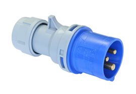 023-6tt vidlice 3-pólová, 32A / 230V, 6h, IP44, bezšroubová TURBO TWIST