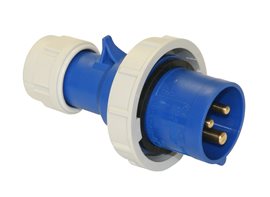 0232-6 vidlice 3-pólová, 32A / 230V, 6h, IP67