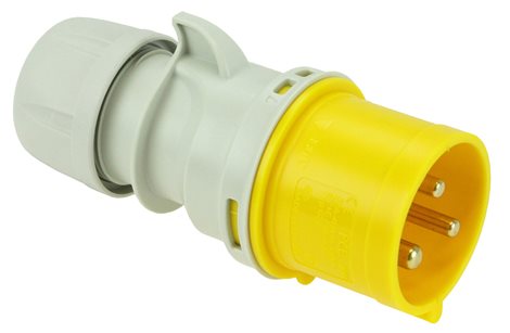 023-4 vidlice 3-pólová, 32A / 110V, 4h, IP44