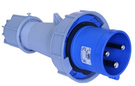 033-6 vidlice 3-pólová 63A / 230V, 6h, IP67