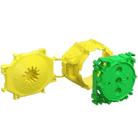 1255-01 B1 Krabice přístrojová, výstupní otvor Ø 60 mm, hloubka 59 mm, do betonu