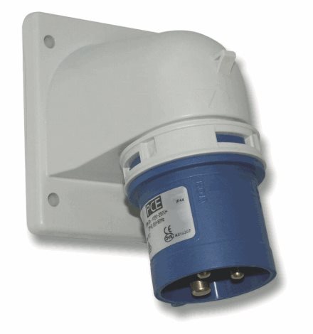 77713-6 přívodka přístavná 3-pólová, 16A / 230V, 6h, IP44, úhlová