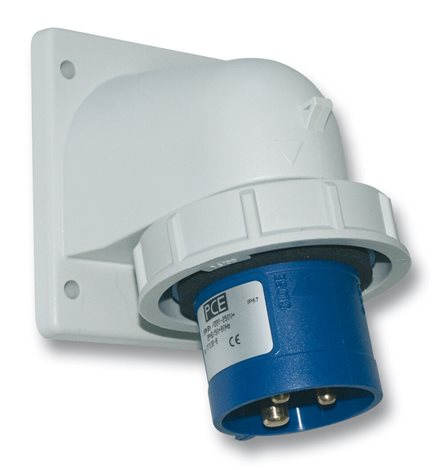 777132-6 přívodka přístavná 3-pólová, 16A / 230V, 6h, IP67, úhlová