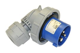 80132-6TT vidlice úhlová 3-pólová, 16A / 230V, 6h, IP67, bezšroubová TURBO TWIST