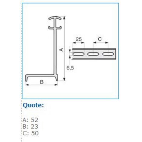SEP-E 60 00857 Oddělovací přepážka pro systémy T1, T1E - 60 2