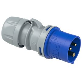 013-6tt vidlice 3-pólová, 16A / 230V, 6h, IP44, bezšroubová TURBO TWIST