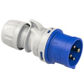 024-9 vidlice 4-pólová, 32A / 230V, 9h, IP44