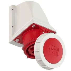 1152-6 zásuvka nástěnná 5-pólová, 16A / 400V, 6h, IP67, bez průchodky