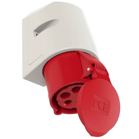 125-6 zásuvka nástěnná 5-pólová, 32A / 400V, 6h, IP44