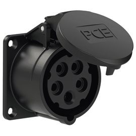 315-6x zásuvka vestavná 5-pólová, 16A / 400V, 6h, IP44