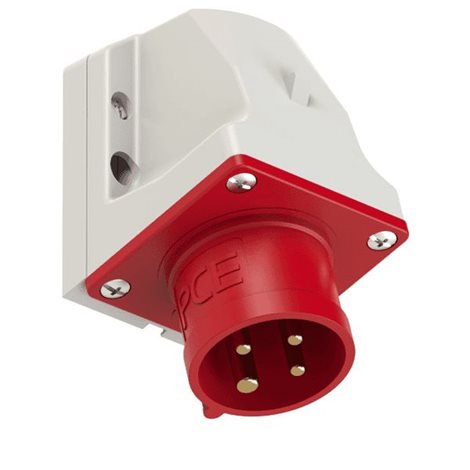 514-6 přívodka nástěnná 4-pólová, 16A / 400V, 6h, IP44