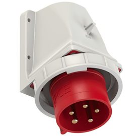 5252-6k přívodka nástěnná 5-pólová, 32A / 400V, 6h, IP67