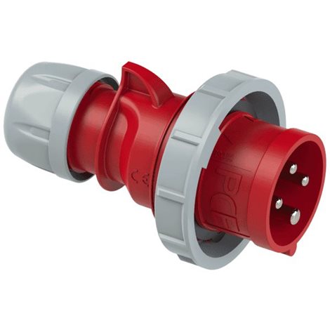 70242-6 Vidlice 4-pólová, 32A / 400V, 6h, IP67, s měničem fáze