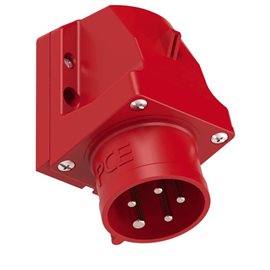 7715-6 přívodka nástěnná 5-pólová, 16A / 400V, 6h, IP44, s měničem fáze
