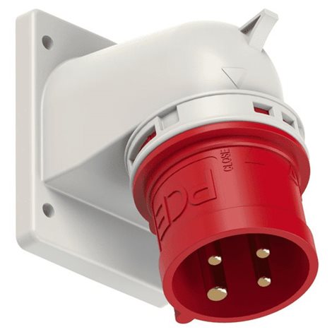 77714-6 přívodka přístavná 4-pólová, 16A / 400V, 6h, IP44, úhlová
