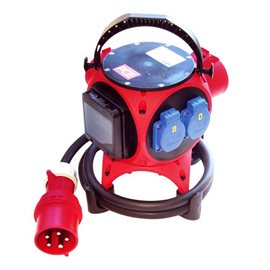 9034030CZ-R 9034018-PEGASUS BASE 1x32/400V 5p, 1x16A/400V 5p, 2x230V/16A přenosný rozváděč