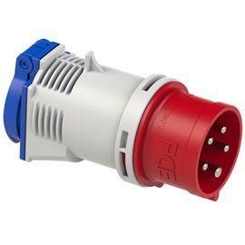 9433030 adaptér 16A/400V 5p na zásuvku 230V/16A CZ standard, IP44
