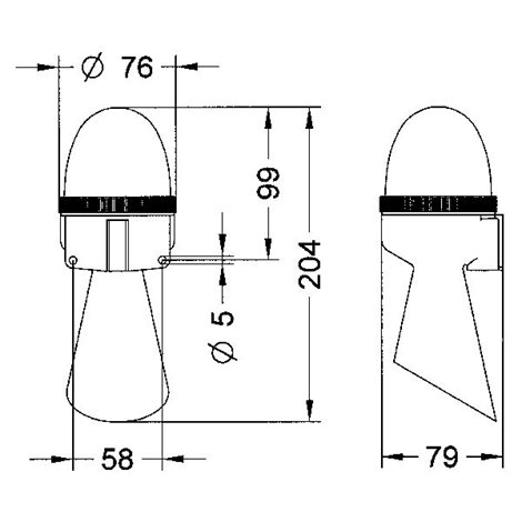 40311 houkačka 240 VAC, trvalý tón, SEM, IP43 2
