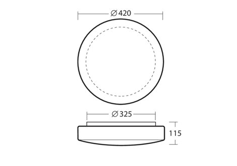 IN-22K74/026 Přisazené svítidlo se skleněným stínidlem 2x10W IP43 2