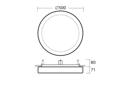 IN-32BTV16/626 Vestavné svítidlo se skleněným stínidlem 3x10W IP44 2
