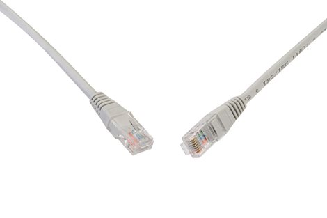 C6-155GY-1MB Patch kabel UTP CAT6 1m šedý 1