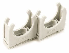 CL32WH Příchytka-klip CL DN32 PVC WH bílá