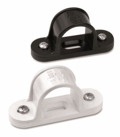 SBS25BK Příchytka SBS DN25 PVC BK distanční
