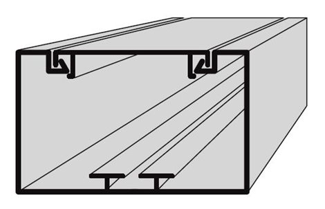 LV 110x70 Parapetní kanál 110x70 mm