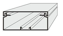 LV 100x40 Elektroinstalační profil 100x40mm bílá