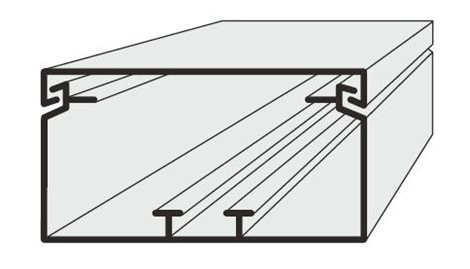 LV 100x60 Elektroinstalační profil 100x60mm