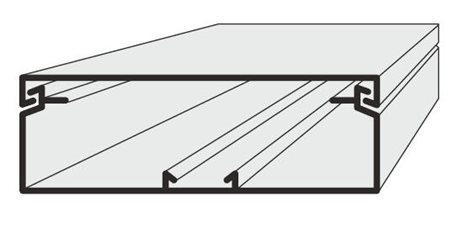 LV 130x40 Elektroinstalační profil 130x40mm