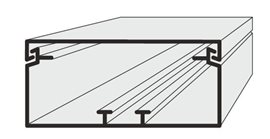 LV 130x60 Elektroinstalační profil 130x60mm