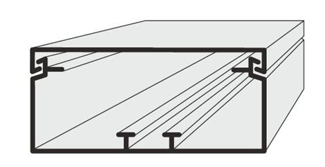 LV 130x60 Elektroinstalační profil 130x60mm