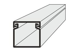 LV 25x25 Elektroinstalační profil 25x25mm
