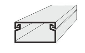 LV 50x25 Elektroinstalační profil 50x25mm