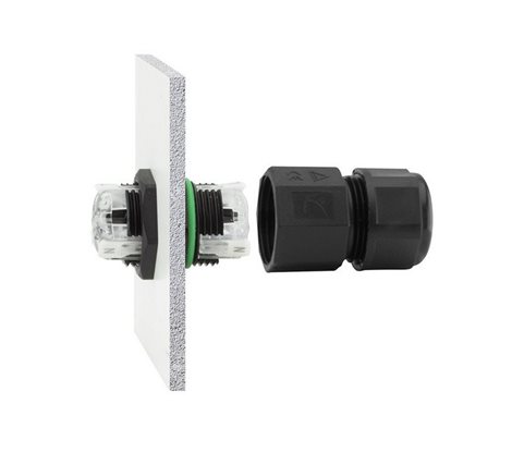 FK-SP3P-IP68 Kabelová spojka IP68, do panelu, 3x2,5mm2; 250V, 16A, bezšroubová 1