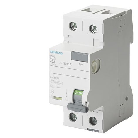 5SV3312-6 (náhrada za 5SM3312-6) RES.CUR.OP.CIRCUIT BREAKER TYPE A 25A 1+N-POLE 30MA 230V  2