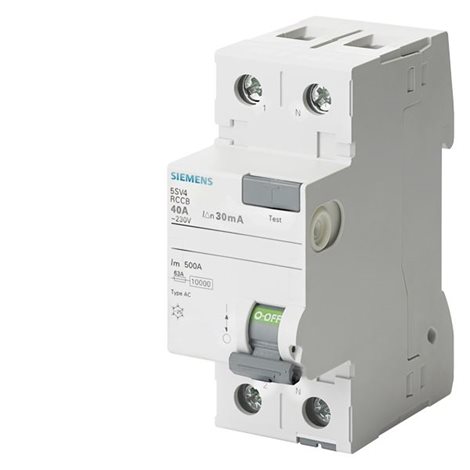 5SV4311-0 RES.CUR.OP.CIRCUIT BREAKER TYPE AC 16A 1+N-POLE 30MA 230V 2MW 1