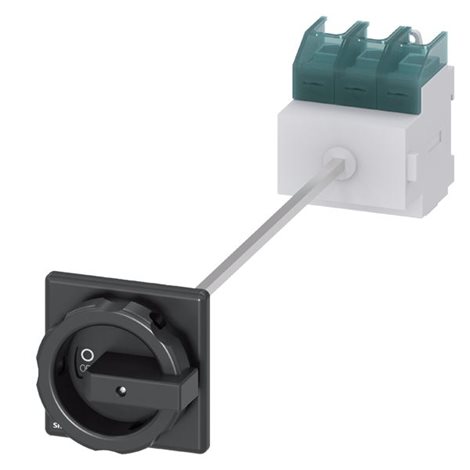 3LD2814-0TK51 MAIN CONTROL SWITCH 3-POLE IU=125, P/AC-23A AT 400V=45KW 2